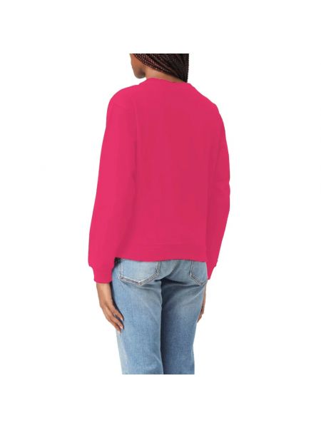 Bluza bawełniana Moschino różowa