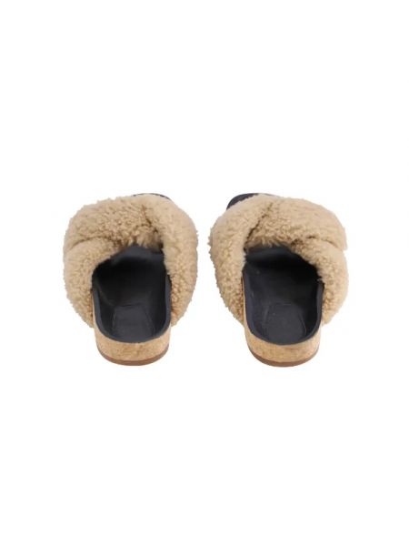 Sandalias de lana Chloé Pre-owned beige