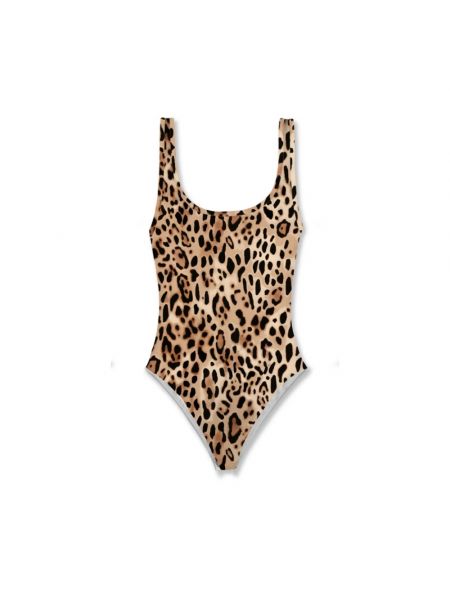 Einteiliger badeanzug mit print mit leopardenmuster Saint Barth