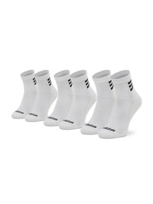 Pruhované ponožky Adidas Performance biela