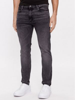 Jeans skinny slim Hugo gris