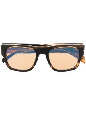 Kwadratowe okulary przeciwsłoneczne Eyewear By David Beckham - pomarańczowy