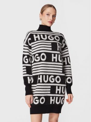 Vestito in maglia Hugo nero