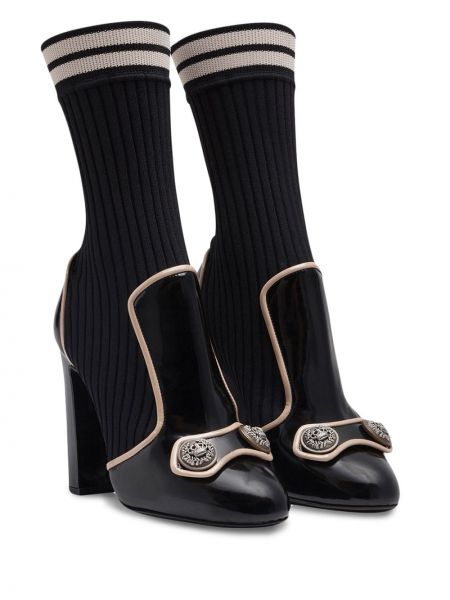 Botines de punto Dolce & Gabbana negro