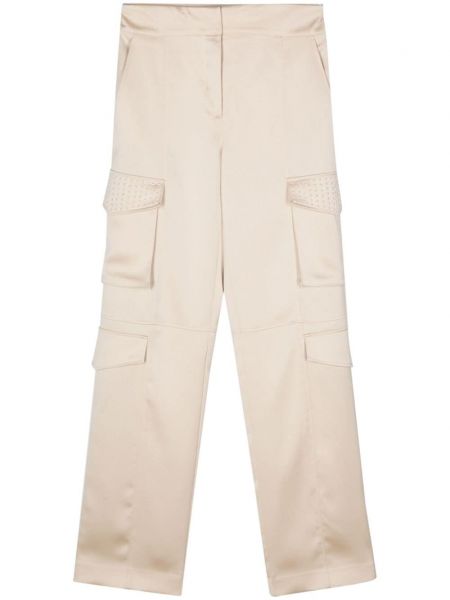 Pantalon cargo avec poches Genny beige