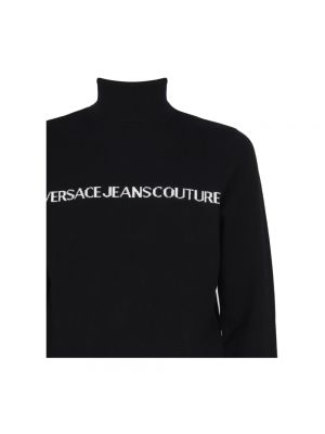 Rollkragenpullover mit rollkragen Versace Jeans Couture schwarz