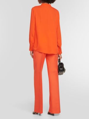 Camisa de algodón Valentino naranja