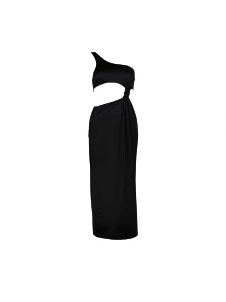Sukienka midi plażowy Versace czarny