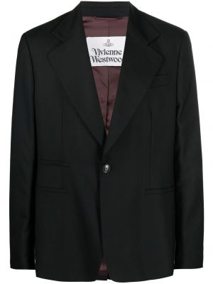 Ull lang blazer Vivienne Westwood svart