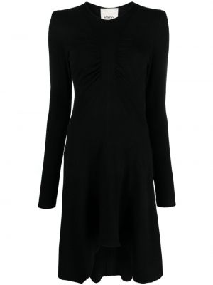 Asymetrické mini šaty Isabel Marant čierna