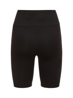 Shorts en jersey Versace noir