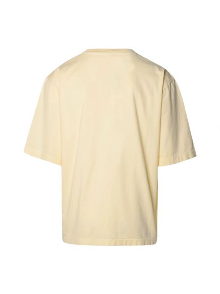 Camiseta con bordado de algodón Laneus beige