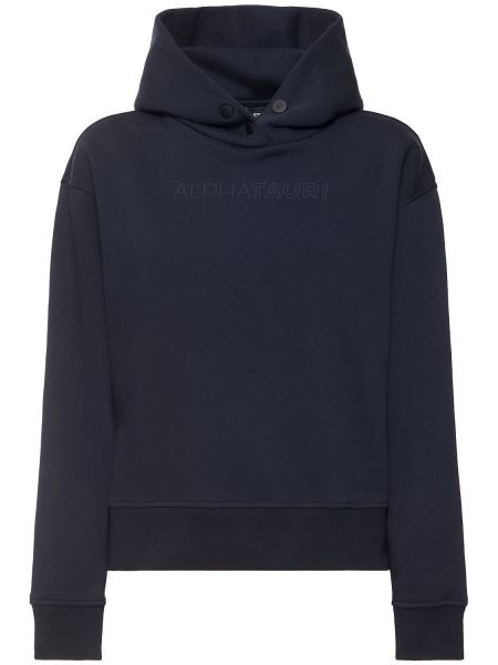 Hoodie Alphatauri blå