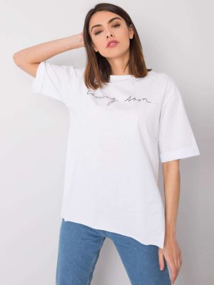 Тениска Fashionhunters бяло