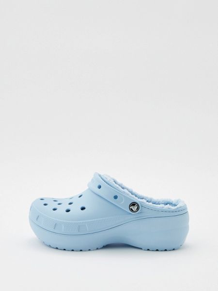 Сабо Crocs голубые