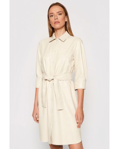 Marella Műbőr ruha Bronte 36260118 Bézs Regular Fit