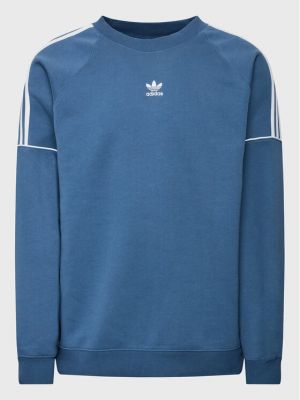 Felpa in pile Adidas blu