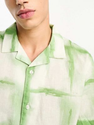 Рубашка с коротким рукавом Guess зеленая