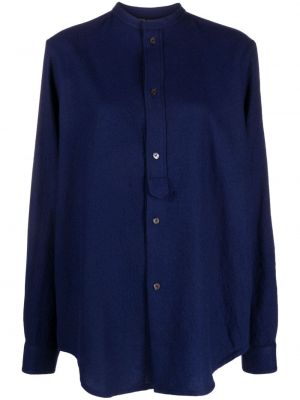 Vlnená košeľa Sofie D'hoore modrá