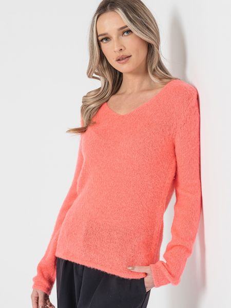 Мохеровый свитер United Colors Of Benetton розовый