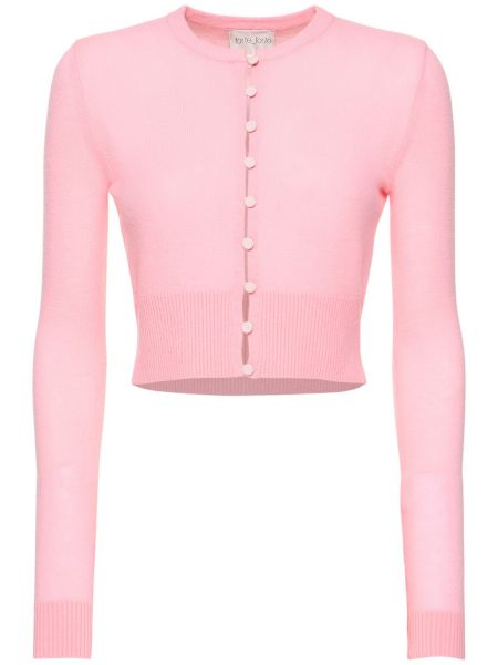 Cardigan i kashmir Forte Forte rosa