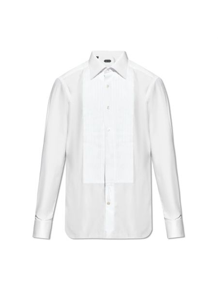 Chemise en coton Tom Ford blanc