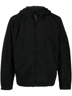 Nylon jacke mit kapuze C.p. Company schwarz