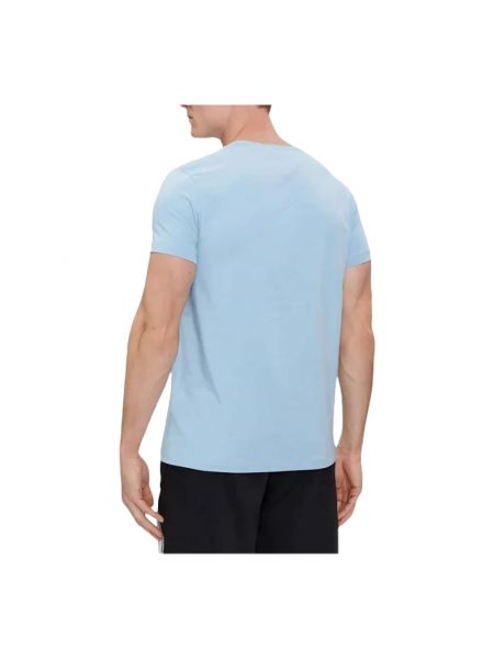 Koszulka slim fit z krótkim rękawem Tommy Hilfiger niebieska