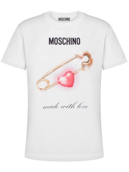 T-shirt Moschino hvid