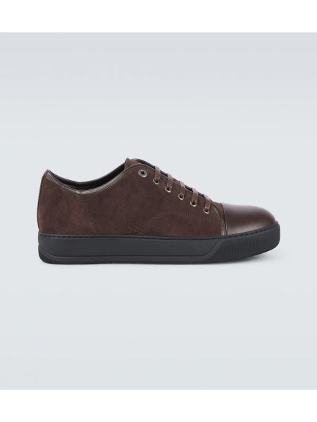 Deri sneaker Lanvin kahverengi