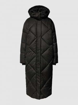 Płaszcz z kapturem Esprit Collection czarny