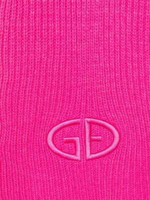Schal mit stickerei Goldbergh pink