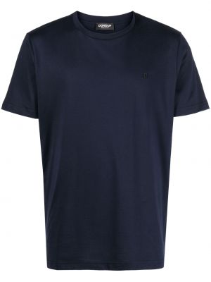 Bavlnené tričko Dondup modrá