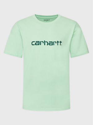 Marškinėliai Carhartt Wip žalia