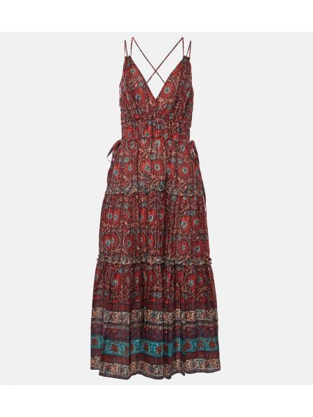 Trykt bomull dress Ulla Johnson