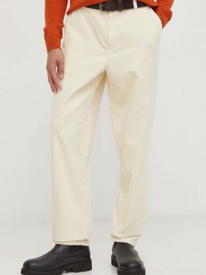 Jednobarevné kalhoty Les Deux béžové