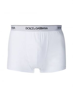 Boxerky s výšivkou Dolce & Gabbana bílé
