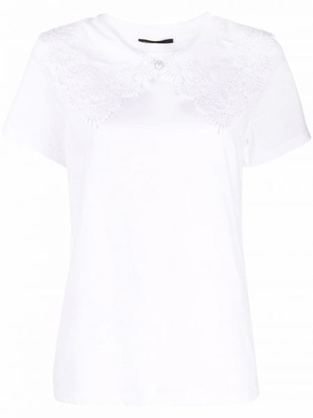 Camiseta con bordado Maje blanco