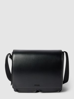 Torba na ramię z nadrukiem Ck Calvin Klein czarna