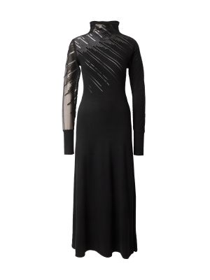 Πλεκτή φόρεμα Ted Baker μαύρο