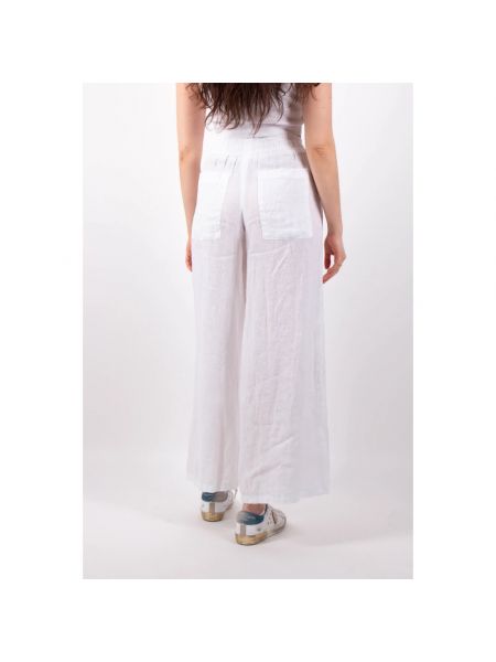 Pantalones de lino Drykorn blanco