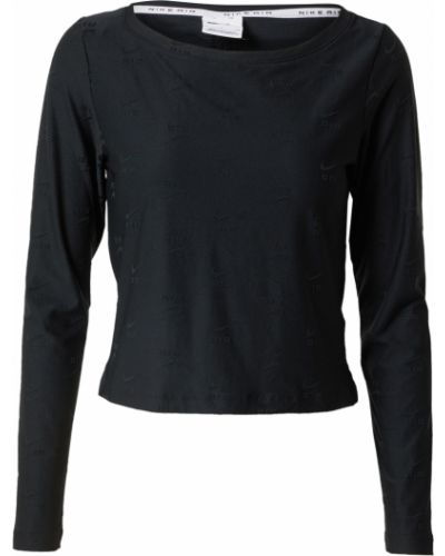 Tricou cu mânecă lungă Nike Sportswear negru