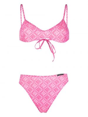 Bikini ar apdruku Marine Serre rozā