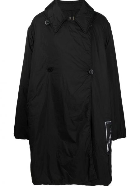 Oversize палто Rick Owens Drkshdw черно