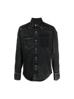 Koszula jeansowa Maison Margiela czarna