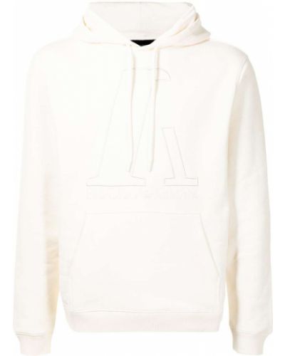 Hoodie Emporio Armani vit