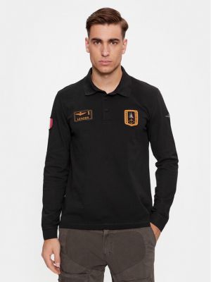 Polo marškinėliai Aeronautica Militare juoda