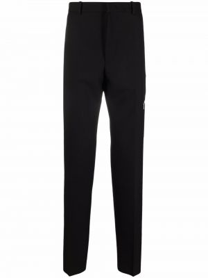 Pantaloni a vita alta Jil Sander nero