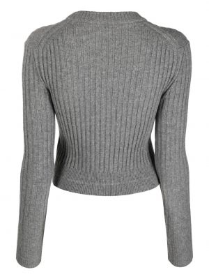 Woll sweatshirt mit rundem ausschnitt Filippa K grau