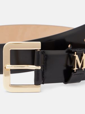 Cintura di pelle Max Mara nero
